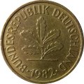ФРГ 5 пфеннигов 1982 год (D)