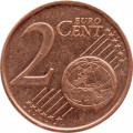 Греция 2 евроцента 2011 год - Трёхмачтовый корвет