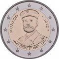 Монако 2 евро 2022 год - 100 лет со дня смерти Альбера I