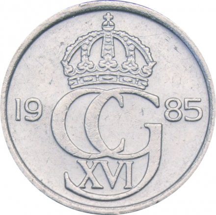 Швеция 10 эре 1985 год - Король Карл XVI Густав