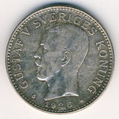 Швеция 2 кроны 1926 год