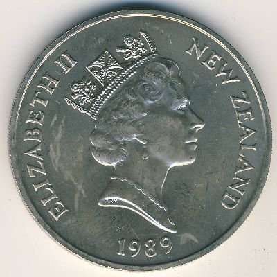 Новая Зеландия 1 доллар 1989 год - XIV Игры Содружества 1990. Бегун