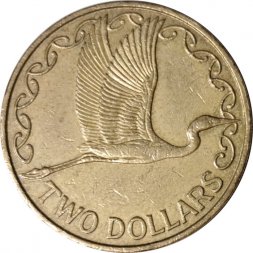 Новая Зеландия 2 доллара 2002 год