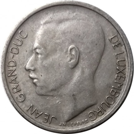 Люксембург 1 франк 1966 год