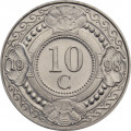 Антильские острова 10 центов 1998 год