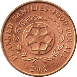 Тонга 2 сенити 2002 год - ФАО