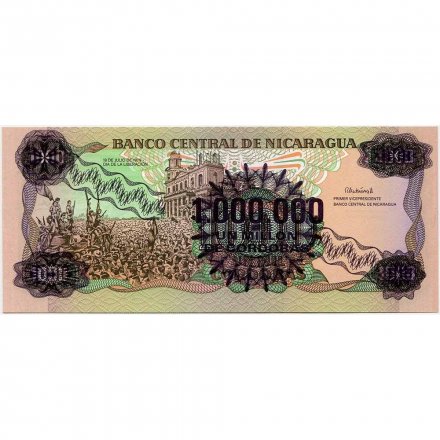Никарагуа 1000000 кордоба на 1000 кордоб 1990 год - UNC