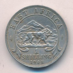 Монета Восточная Африка 1 шиллинг 1948 год