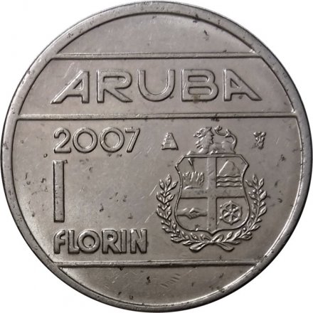 Аруба 1 флорин 2007 год