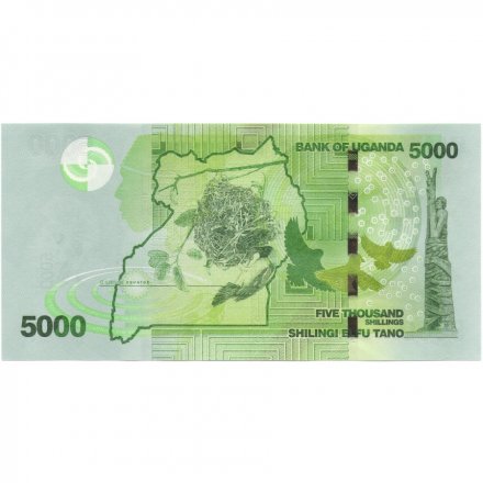 Уганда 5000 шиллингов 2011 год - UNC