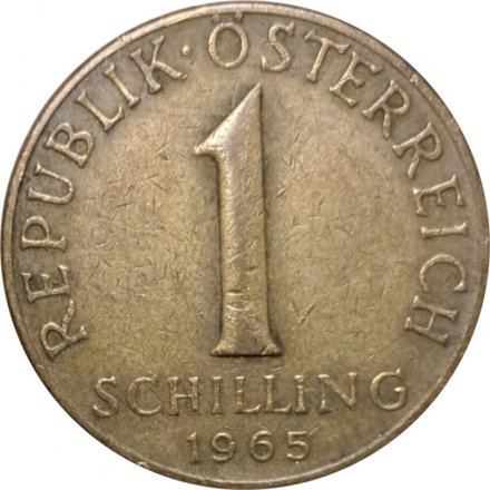 Австрия 1 шиллинг 1965 год