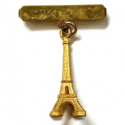 Значок (подвес) Paris. Париж. Эйфелева башня, тип 2