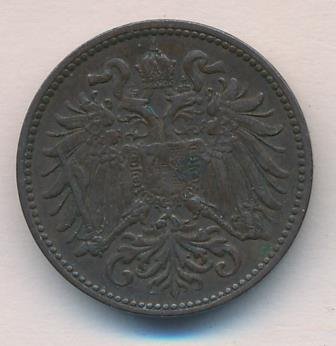 Австрия 2 геллера 1902 год - Герб