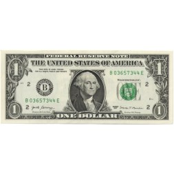 США 1 доллар 2017 год - B - XF+