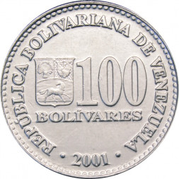 Венесуэла 100 боливаров 2001 год - Симон Боливар