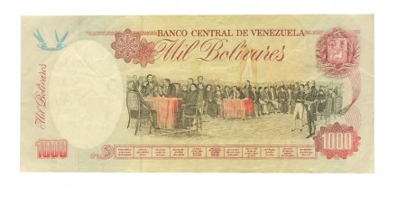 Венесуэла 1000 боливаров 1998 год - VF