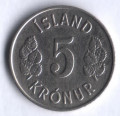 Исландия 5 крон 1980 год - Герб