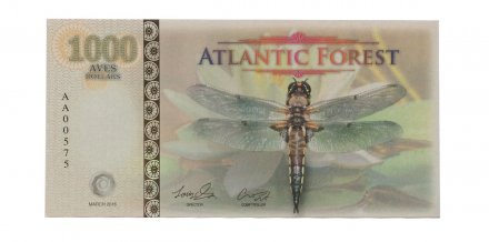 Атлантический лес - 1000 долларов 2016 год - стрекоза