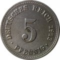Германия 5 пфеннигов 1913 год (A)