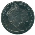 Остров Мэн 1 крона 2012 год - 100 лет гибели Титаника. Посадка пассажиров.
