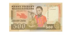 Мадагаскар 500 франков 1988-1993 год - UNC