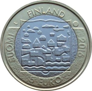 Финляндия 5 евро 2016 год - Пер Эвинд Свинхувуд (1931-1937)
