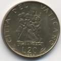 Ватикан 20 лир 1962 год - Папа Иоанн XXIII