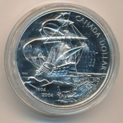 Канада 1 доллар 2004 год