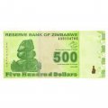 Зимбабве 500 долларов 2009 год - UNC