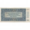 Богемия и Моравия 100 крон 1940 год - Панорама Пражского Града и Карлова моста - F