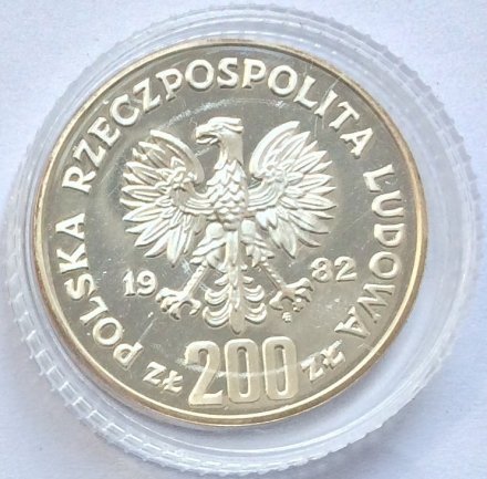 Польша 200 злотых 1982 год