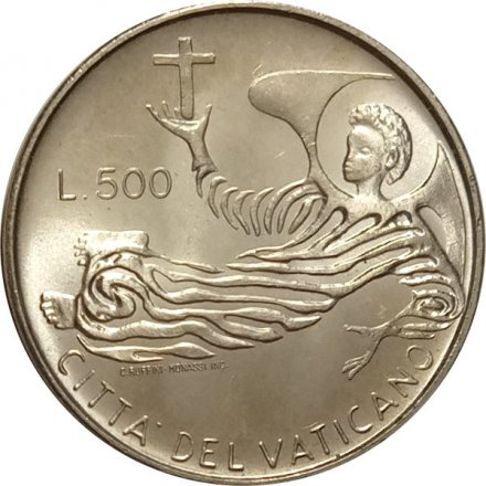 Ватикан 500 лир 1969 год - Папа Павел VI