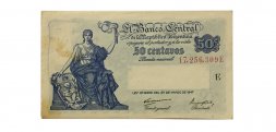 Аргентина 50 сентаво 1947 год - VF