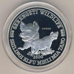 Танзания 2500 шиллингов 1998 год