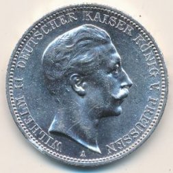 Пруссия 3 марки 1909 год