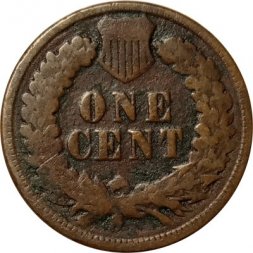 США 1 цент 1887 год