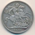 Великобритания 1 крона 1890 год
