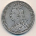 Великобритания 1 крона 1890 год