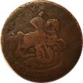 2 копейки 1766 год ММ Екатерина II (1762 - 1796) - F