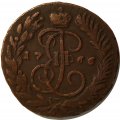 2 копейки 1766 год ММ Екатерина II (1762 - 1796) - F