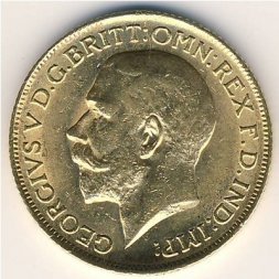 Великобритания 1 соверен 1911 год