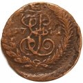 Полушка 1771 год ЕМ Екатерина II (1762 - 1796) - VF