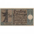 Германия (нотгельд) 50 пфеннигов 1921 год - Серия &quot;Районы Берлина&quot;. Шарлоттенбург. Берлинская улица в Шарлоттенбурге около 1820 года (вид 7) - aUNC