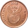 ЮАР 5 центов 2008 год - Райский журавль