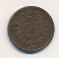 Германия 2 пфеннига 1875 год (B)