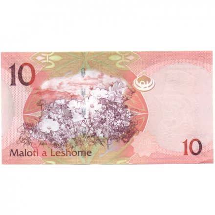 Лесото 10 малоти 2013 год - Королевская династия UNC