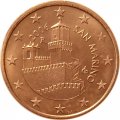 Сан-Марино 5 евроцентов 2006 год - Башня Гуаита UNC