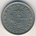 Гонконг 10 центов 1937 год