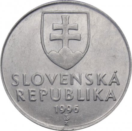 Словакия 20 геллеров 1996 год 