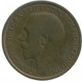Великобритания 1/2 пенни 1913 год 